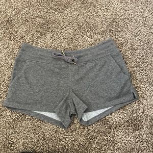 💚5 for $20💚Jockey Ladies Lounge Shorts Gray with Metallic Gold specs